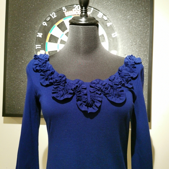 Tibi Ruffled stretch-jersey dress like new - Picture 9 of 12